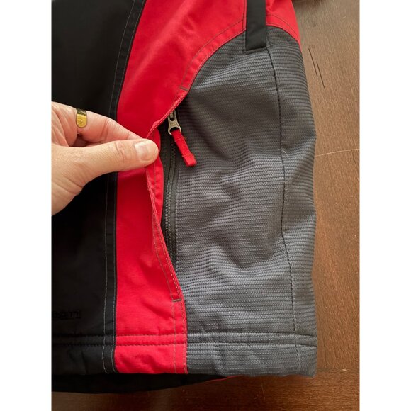 L.L.Bean Kids Colorblock Ski Snow Jacket in Red Gray Black Size L (14-16) - Picture 14 of 16